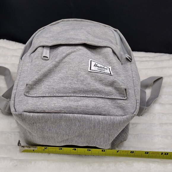 Herschel Supply Co. Classic Mini Backpack – Light Grey Crosshatch | NWOT - Picture 3 of 11